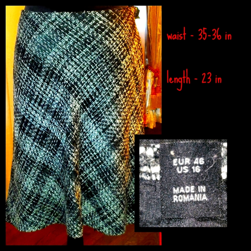 H&M Textured weave skirt
